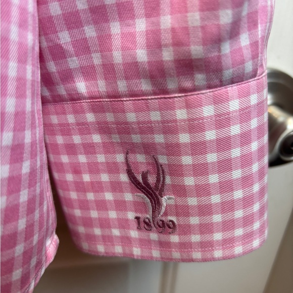 Peter MIllar Crown Men’s Crafted Button Down Shirt Casual Long Sleeve salmon L - Picture 5 of 5